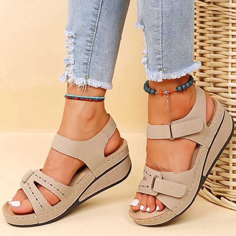 Summer womens sandals breathable shoes womens sandals wedge shoes party shoes womens sandalsXJ250410