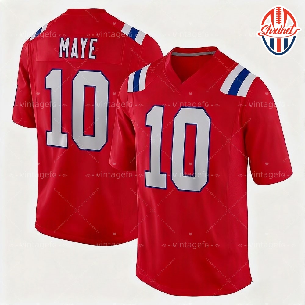 2025 Competitive Edition 10 Maye Football Jersey Gonzalez Diggs Stevenson Henry Brady Henderson Chism III Custom Jerseys Any Name Number