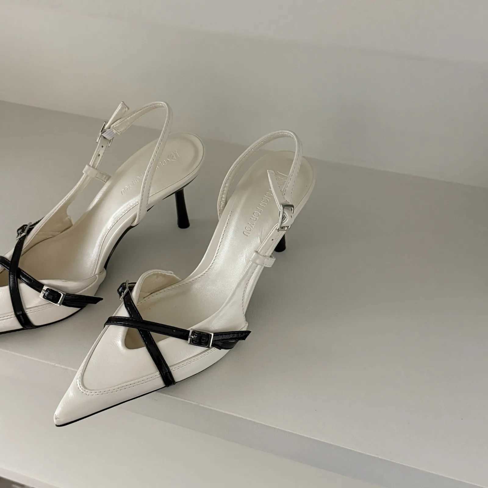 2025 New Womens Jeans High Heels Sandals Dot High Heels Office Womens Shoes Beautiful Womens High Heels SandalsXJ250410