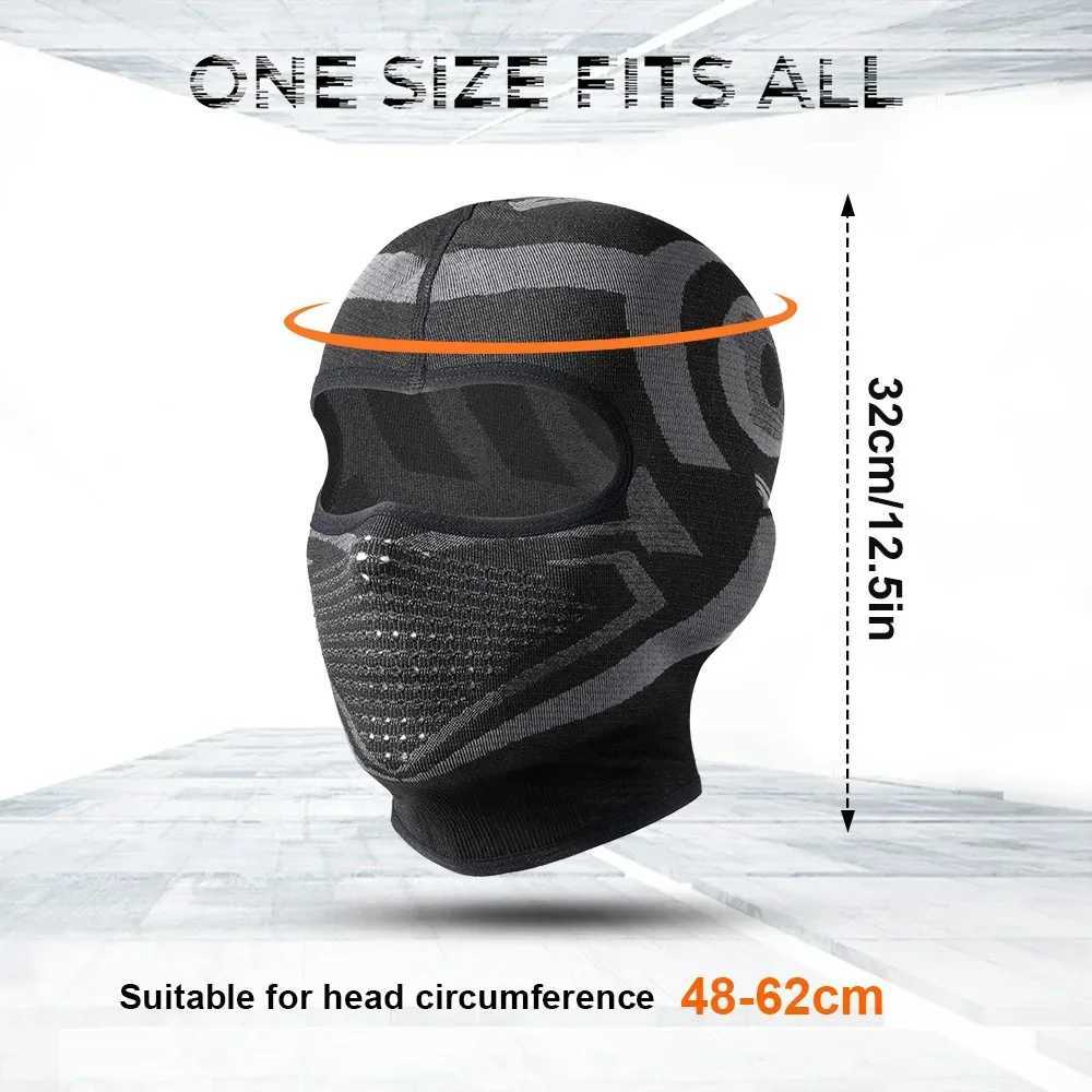 Outdoor Cycling Balaclava Full Face Mask Winter Hat Breathable Windproof Sport Hiking MTB Bike Motorcycle Helmet Liner Men Women S251110