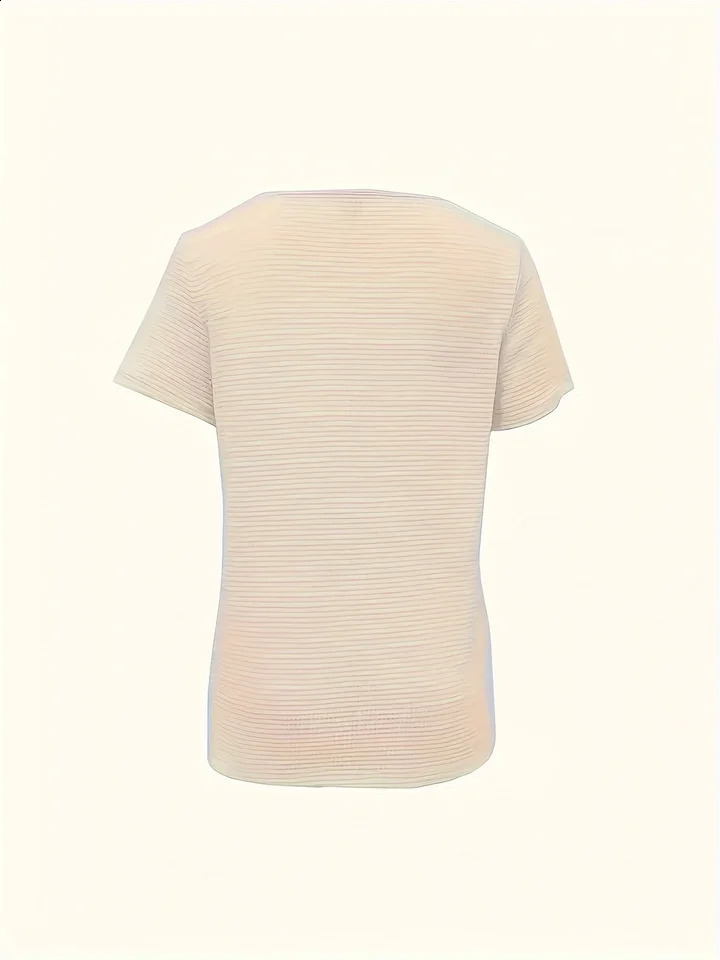 Plus Warm Summer Short Sleeve T-shirt for Women Loose T-shirt for Women Fashion Printed Top for Women 250410