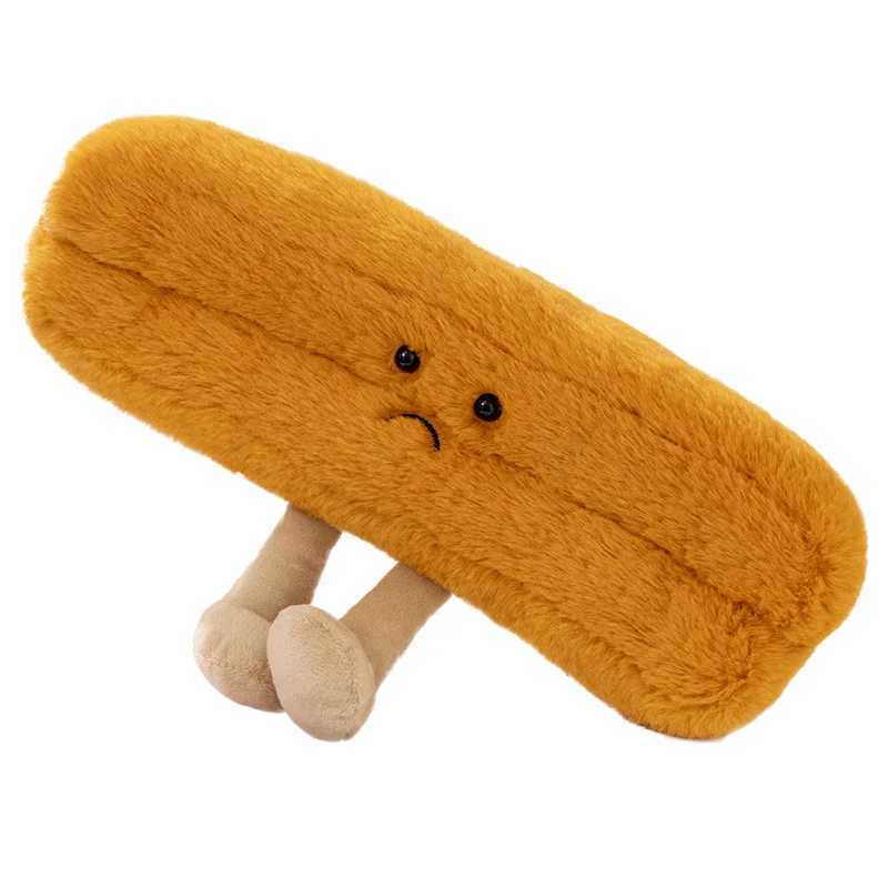 Jellycat Toys Plush Toys Plush Bread Toys Birthday Gifts Baguettes Croissants Girls Backpack Pendant Comic Gift W250411