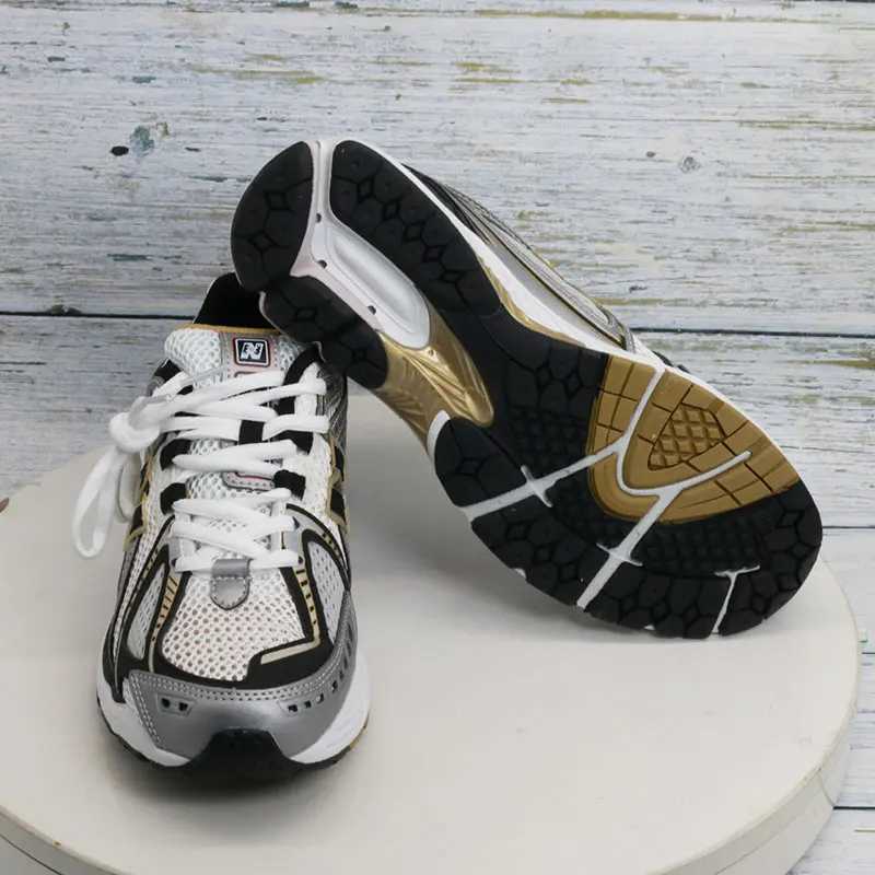Korean version of leather retro anti-slip sports small 1906 white shoes new Baigan fashion casual non-slip couple shoesC250411