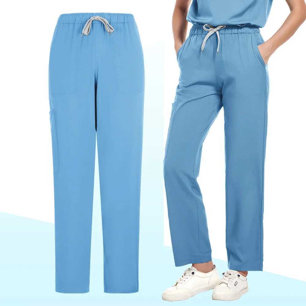 Women Medical Uniforms Scrubs Sets Hospital Surgical Gowns Short Slve Tops Pant Nursing Accessories Doctors Clothes Work Wear X250410