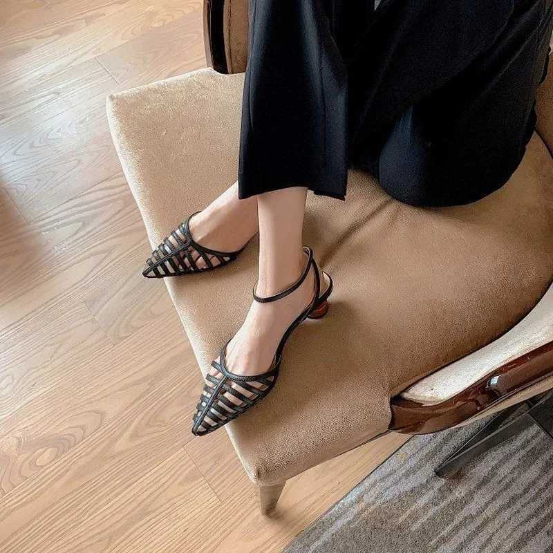 Pointed Toe Shoes Womens High Heels 2022 Fi High Heels High Heels Summer Party Office Womens Sandals Zapatos MujerXJ250410