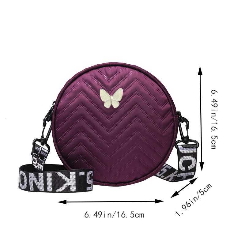 Neutral style round shoulder bag for men and women Wave pattern design Crossbody bag suitable for travel and photographyT251110