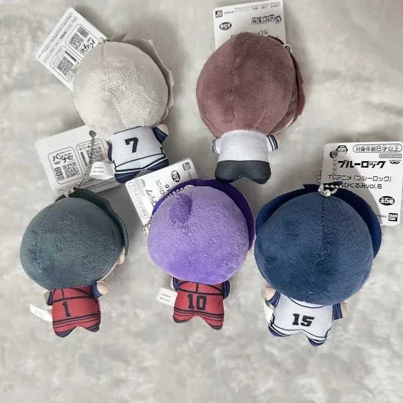 10cm New Blue Lock Plush Pendant Keychain Yoichi Isagi Nagi Seishiro Mikage Reo Rin Itoshi Sae Action Doll Toy Bag Gift W250411