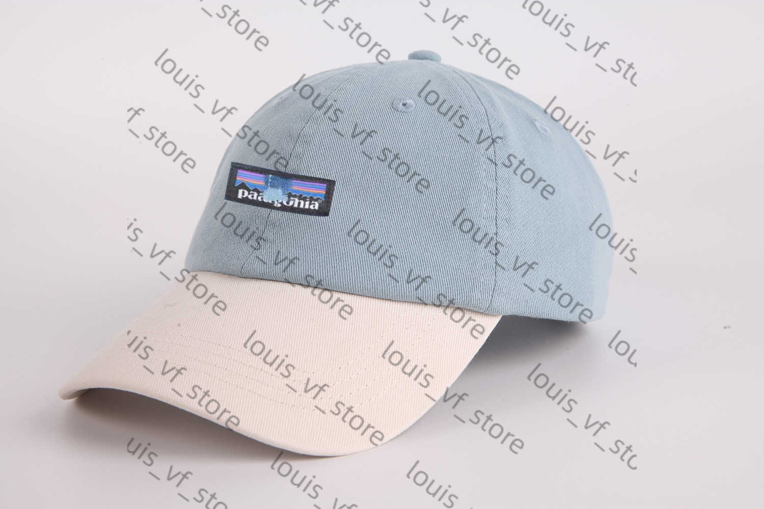 Washed Cotton Soft Top Color Blocked Baseball Cap for Couples Round Duckbill Fresh and Simple Hat H250411