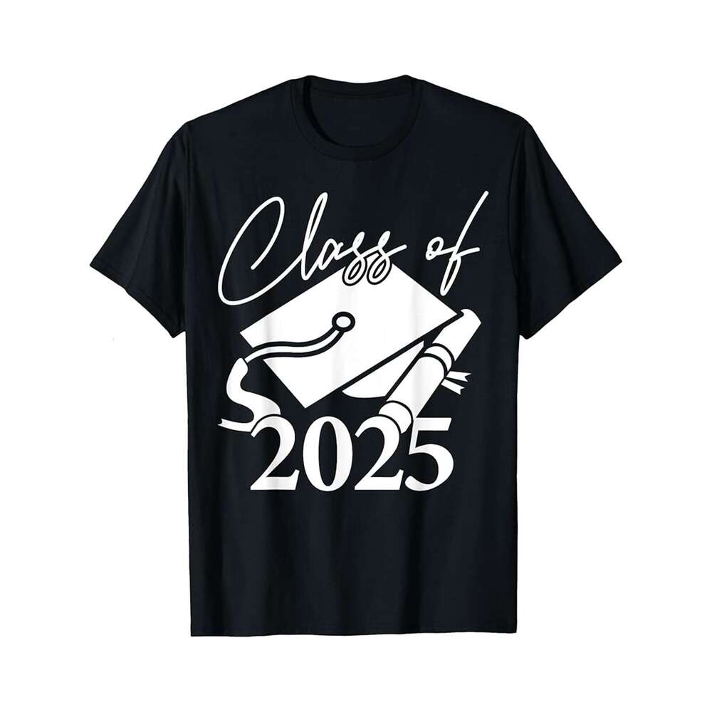 Designer T shirt Class of 2025 Men Men Boys Girls Graduation - 220g T shits