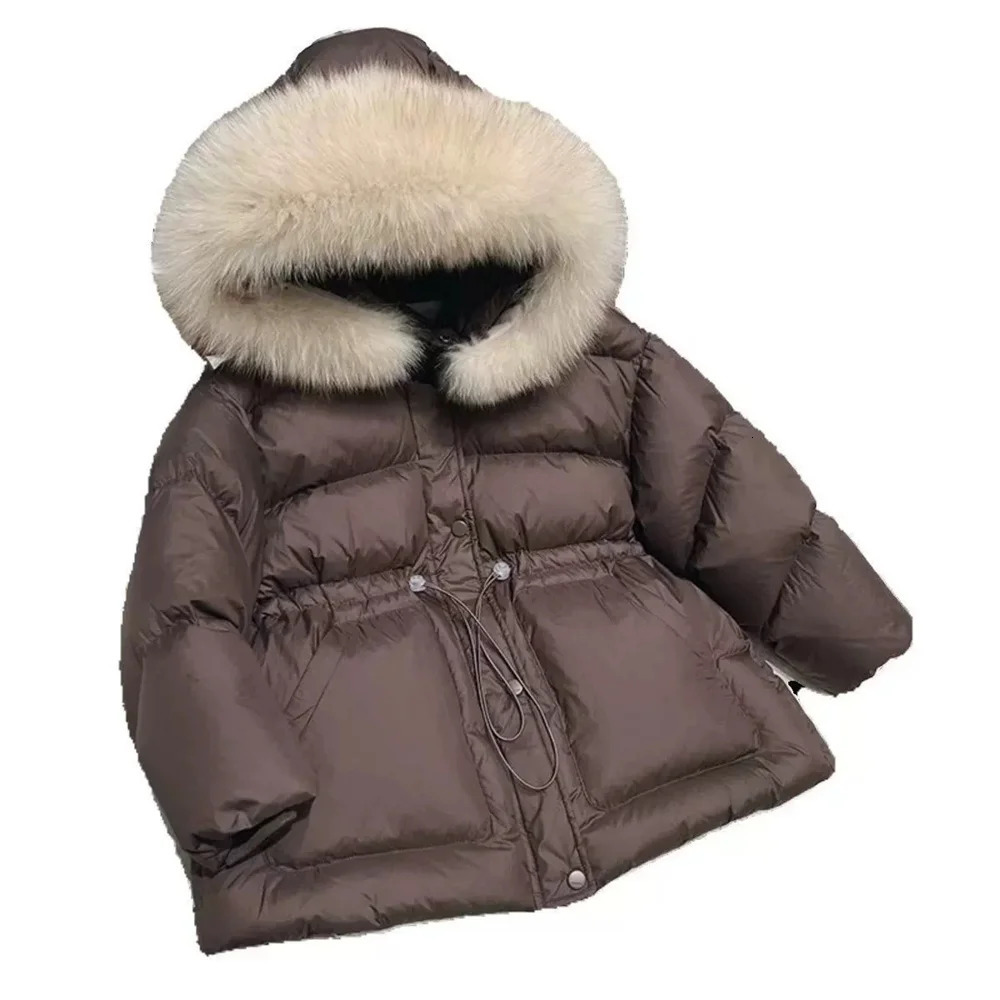 Kids Down Cotton Jacket Winter Autumn Boys Girls Thick Warm Coats Teenagers Padded Hooded Parka Children Clothes 512Y 2501105