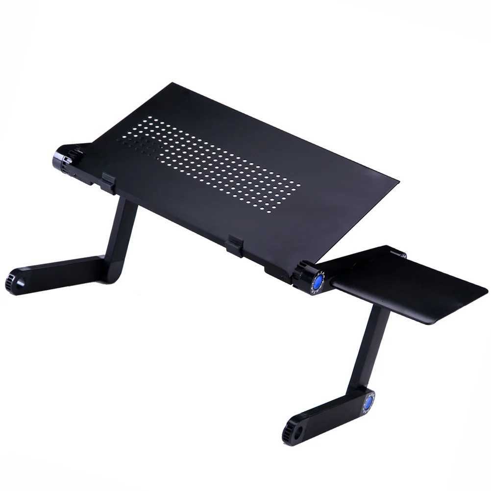 Portable Laptop Stand 2-Fold Structure Metal Legs ly Adjustable Height Anywhere Use Foldable Standing Desk C251111