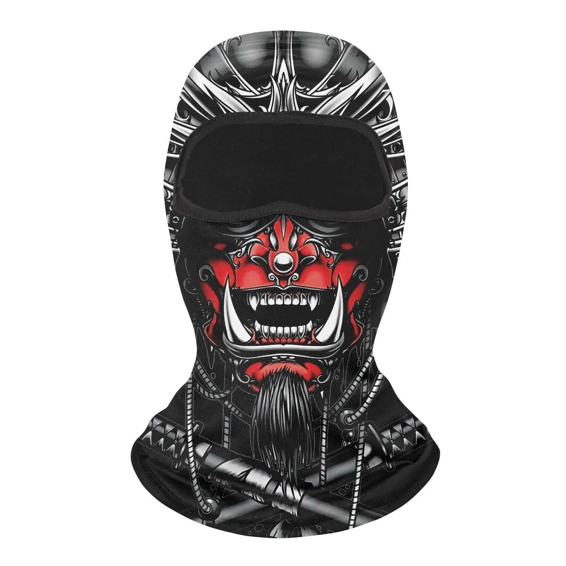 Outdoor Sunscreen Balaclava Motorcycle Skull Face Mask Quick-dry Riding Helmet Liner Cap Venom Ski Mask MTB Bicycle Headgear S251110