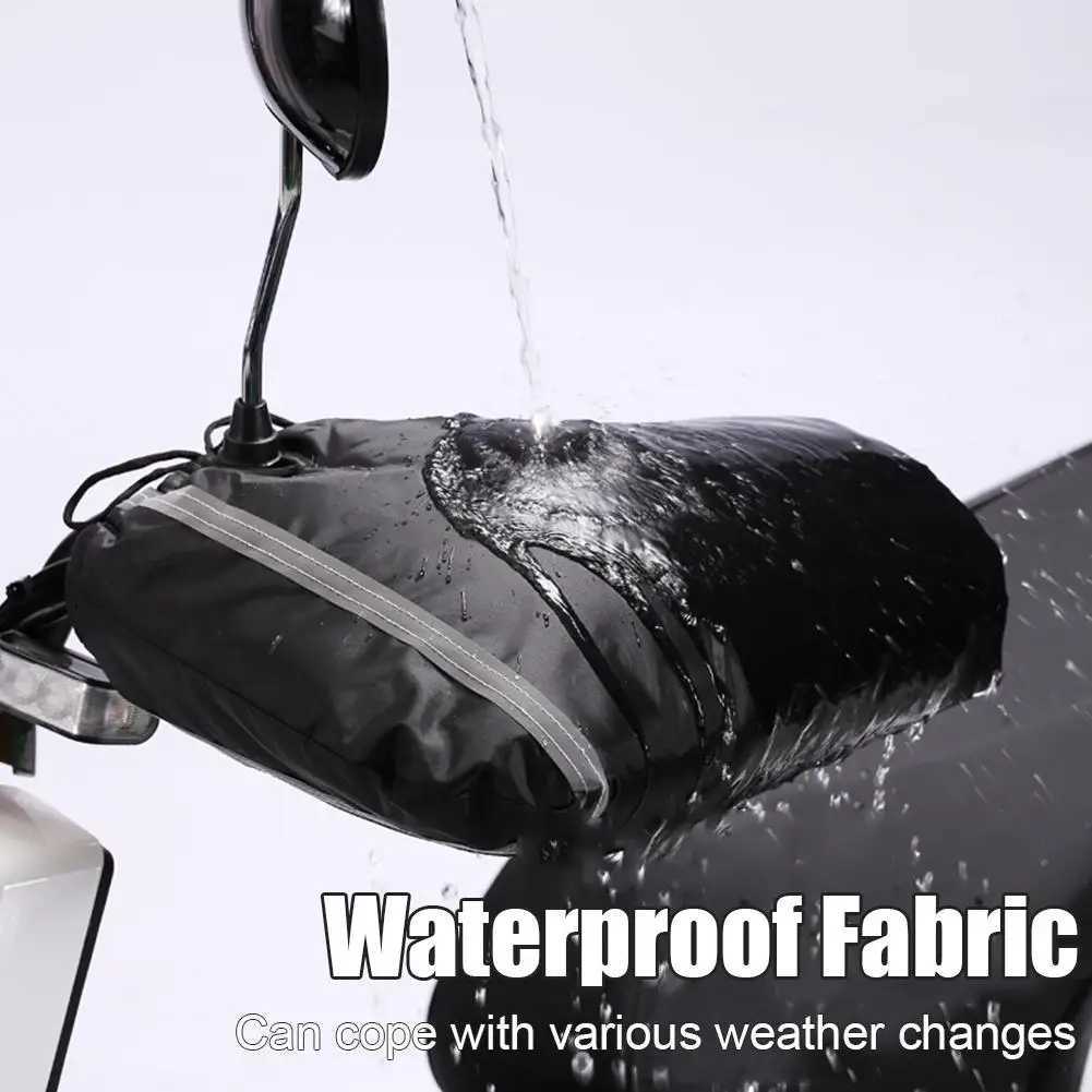 Motorcycles Handlebar Gloves Universal Snowmobile Handle Grip Gloves Winter Rider Gloves Waterproof Windproof Warm accessories S25118{category}