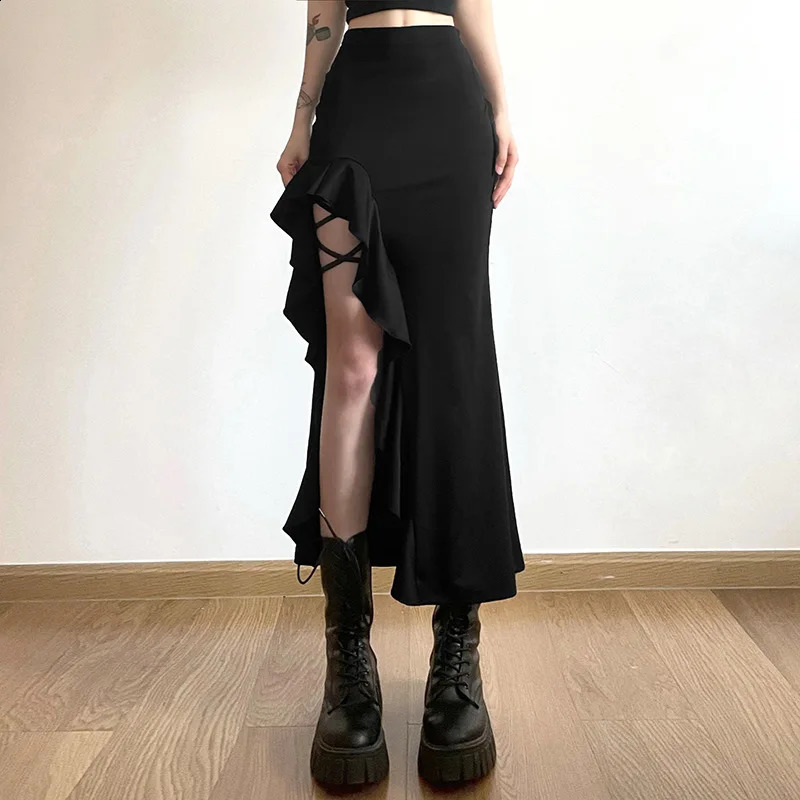Nibber All match Commuting Leisure Young Girl Summer Black Cross Simple Sexy Cool Breathable Soft Womens Knitted Splicing Technology 250407