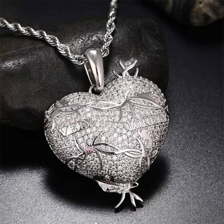 Micro Pave Vvs Moissanite Gra Certificated Name Letter Iced Out Custom Hip Hop Jewelry Customizable