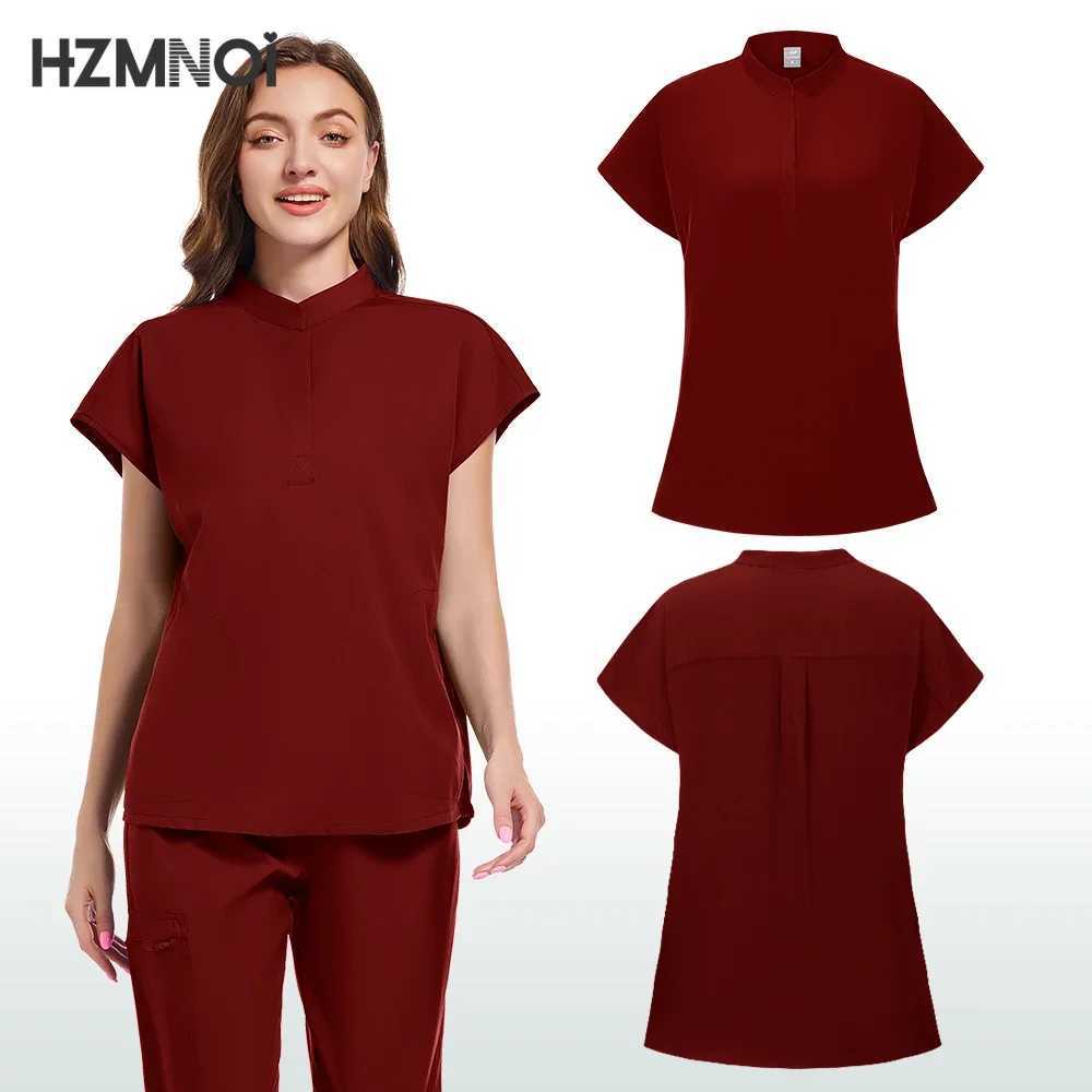 Medical Uniform Surgical Uniforms Woman Scrub Set Doctor Nurse Workwear Clinical Overalls Beauty Sn Top Pants Nursing Clothes X250410