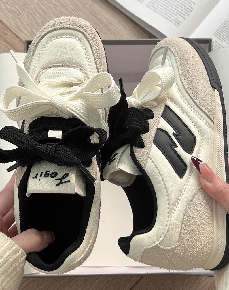 designer shoes 2025 Women's frosted genuine leather soft-soled comfortable German training shoes small-footed sports and leisure single shoes