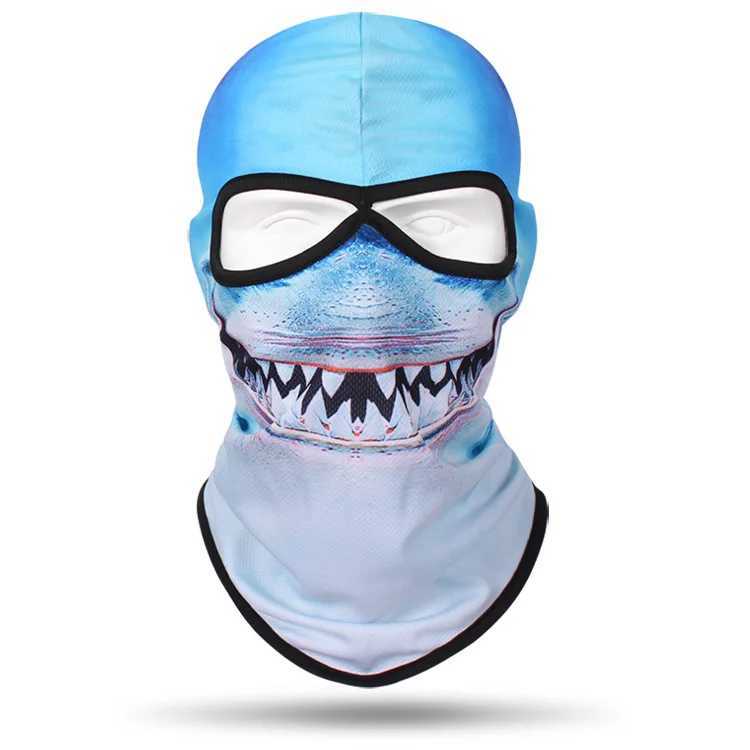 3D Cat Dog Cute Animal Balaclava Motorcycle Motocross Ski Snowboard Hat Helmet Liner Biker Neck Warmer Face Cap Cycling Headgear S251110