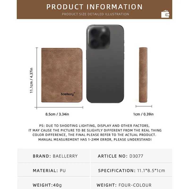 Thin sand leather multi card driver license card holder simple leisure new business multifunctional double folding mens short wallet Z250411