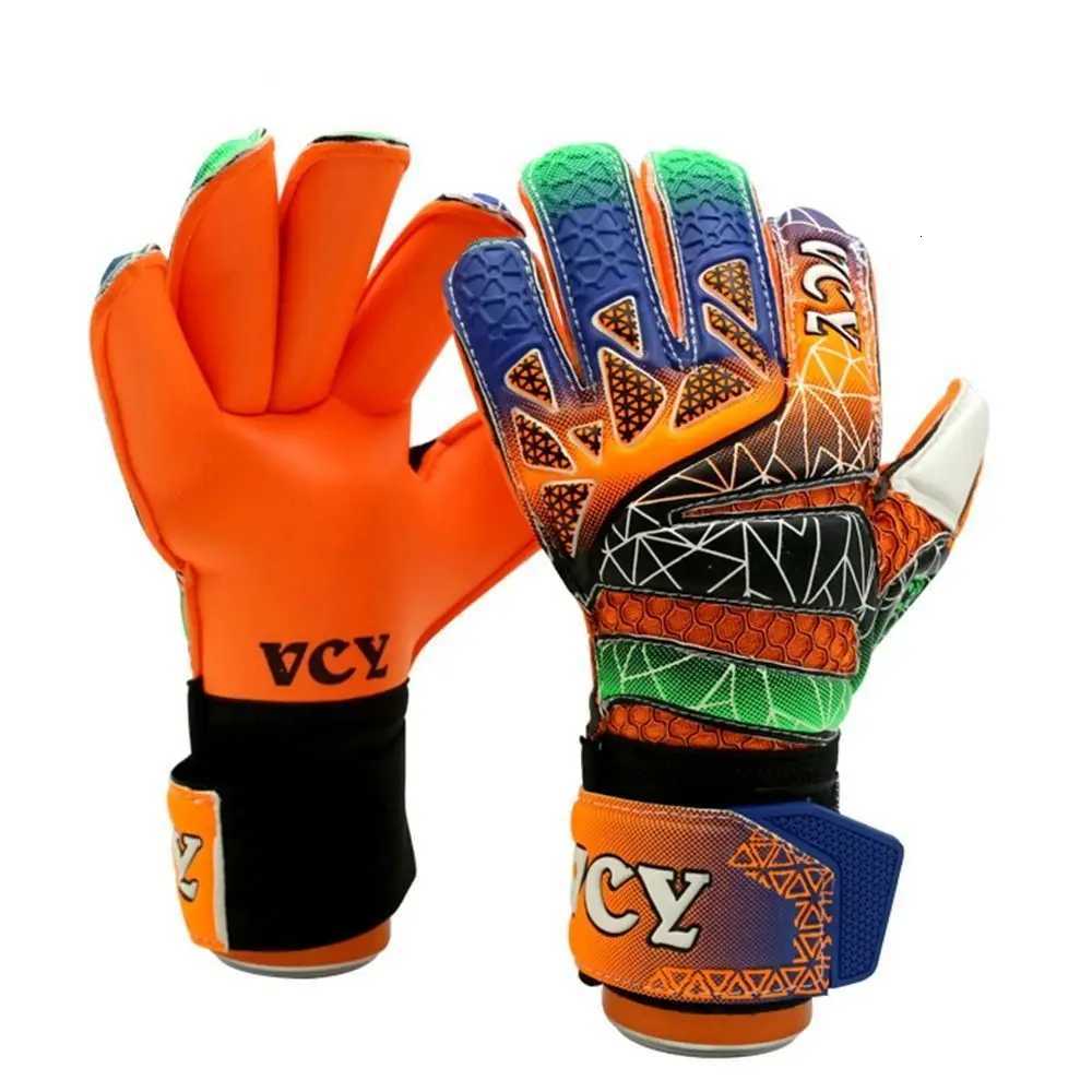 Anti-Slip Soccer Goalkeeper Gloves Wear Resistant Colorful Football Goalie Gloves Waterproof Breathable Latex Soccer GlovesW251112