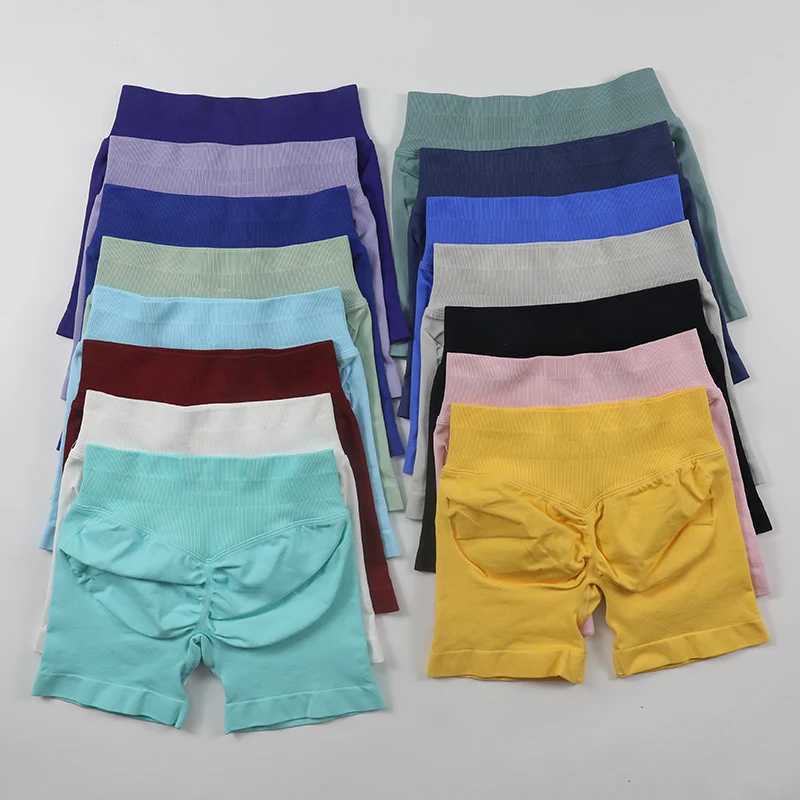 Impact shorts womens twisted Bum gym shorts low waist seamless yoga shorts sports shorts Y250412