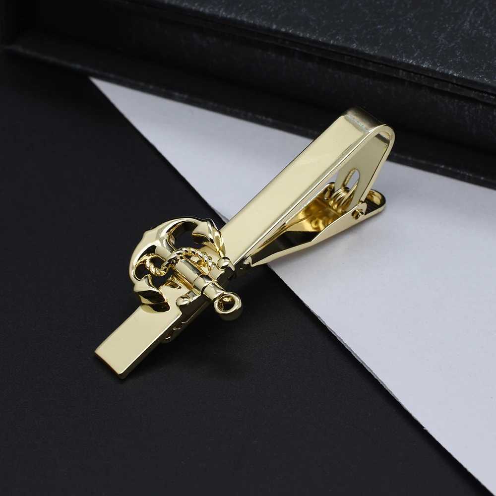 High end anchor size mens cufflinks personalized business French shirt cufflinks tie clip lapel pin navy style mens giftsT250412