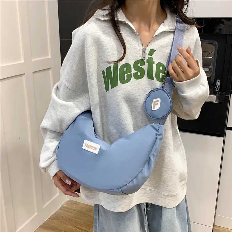 New Atyle Crossbody Bag - Womens Plain Color Casual Zero Wallet Fashionable And Versatile Single Shoulder BagT2511112