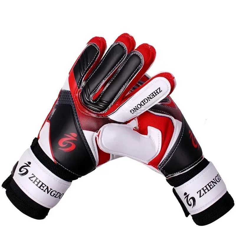 Professional football goalkeeper gloves with finger protection for adults and children thick latex football glovesXJ250412