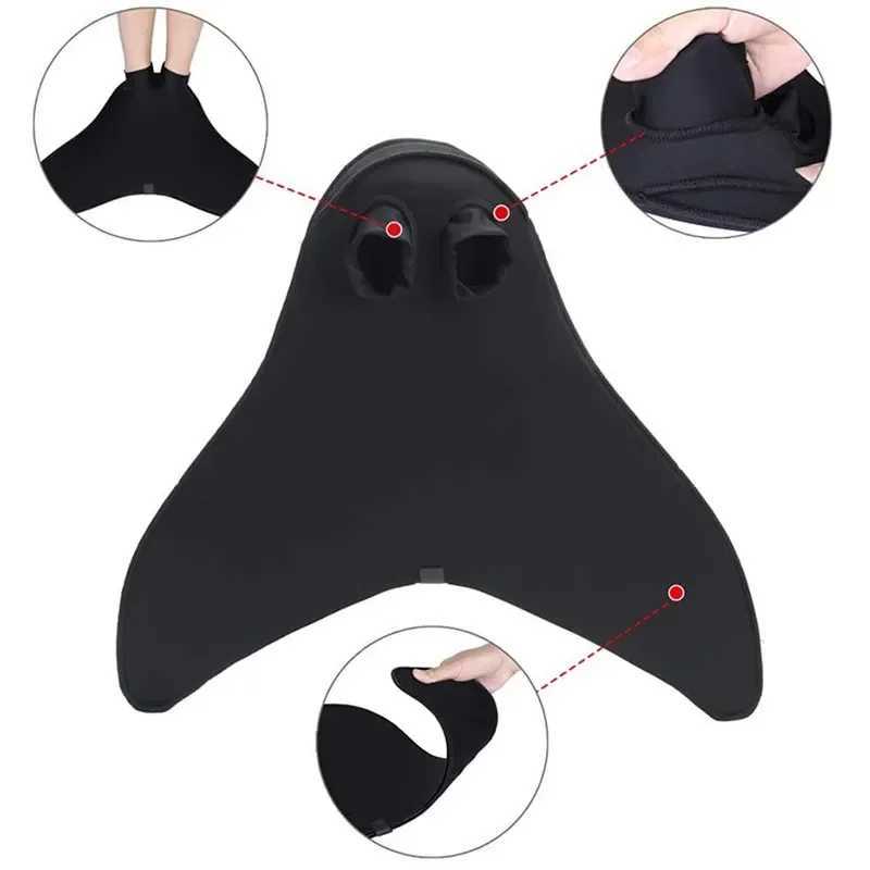 Children and adults swimming fin training flip mermaid swimming fin swimming pool swimming pool swimming poolY250412