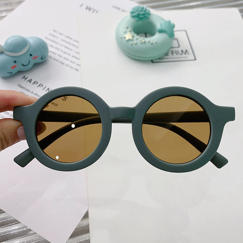 New round rainbow style children's decorative sunglasses baby one year old posing glasses versatile 1-8