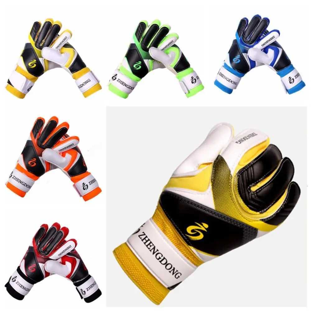 Wear-resistant Football Gloves Excellent Thick Latex Goalkeeper Training Gloves Non-Slip Colorful Goalkeeper Gloves ChildrenW251112