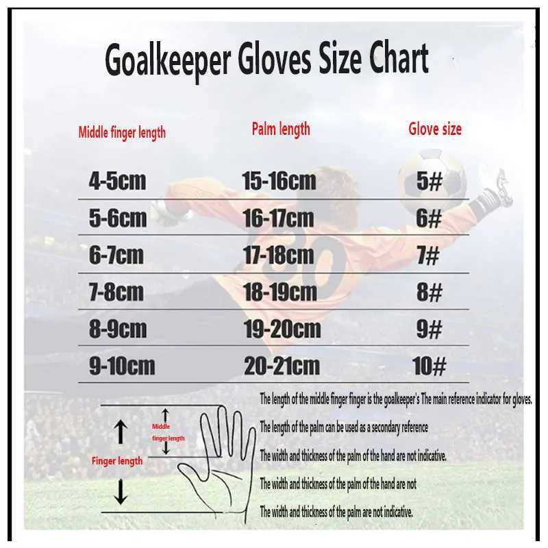 Children/Adults Non slip Latex Football Gloves Sports Goalkeeper GlovesXJ250412
