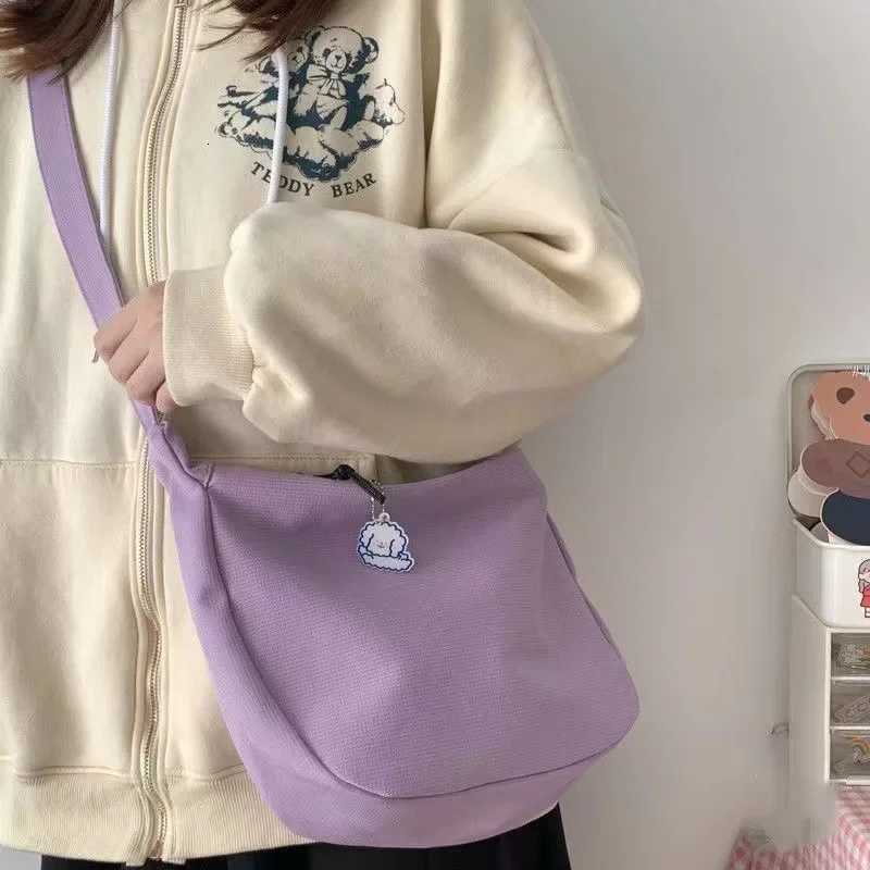Shoulder Bags Women Solid Harajuku All-match Simple Multifunction Handbags Large Capacity Crossbody Bags for Women Teens PurseT2511112