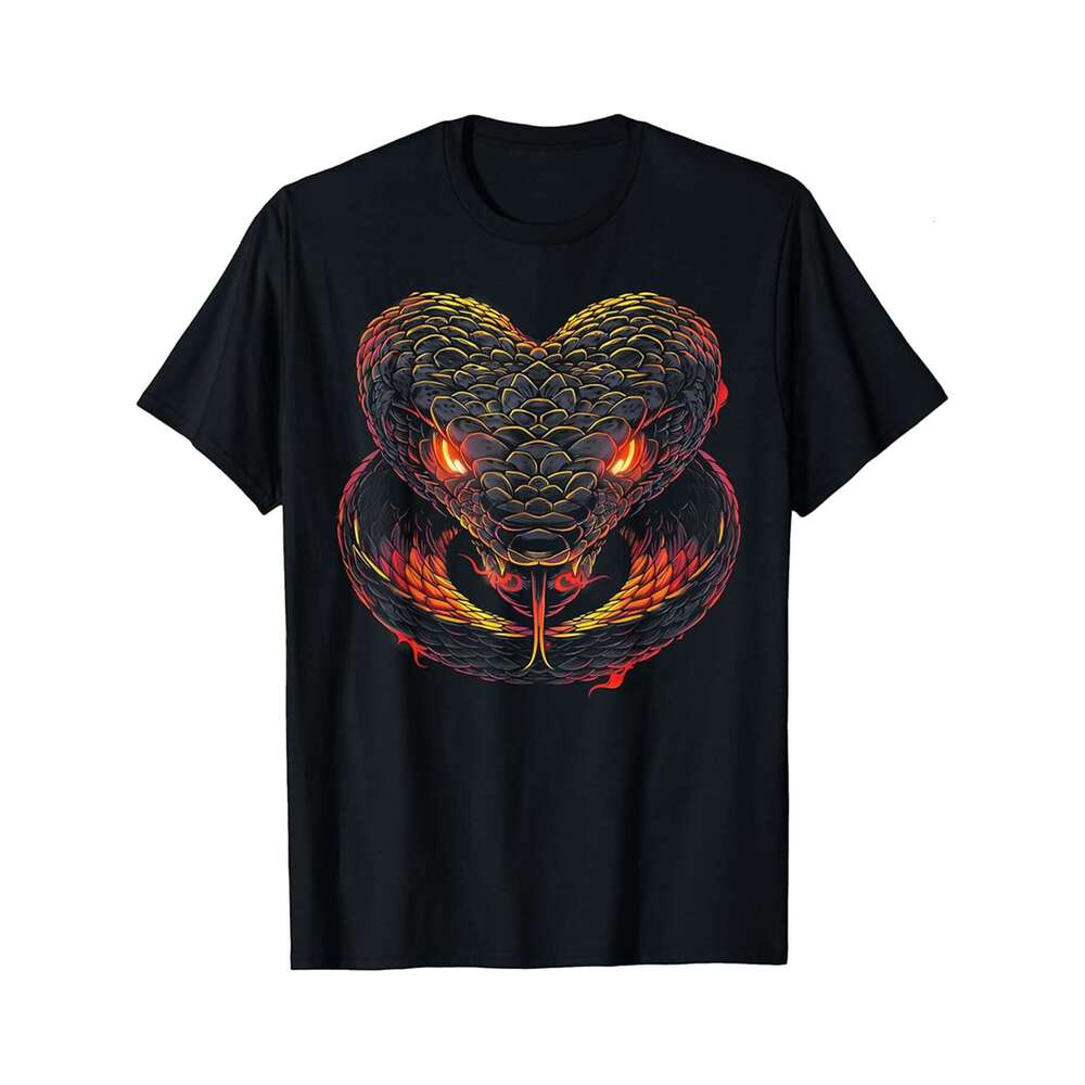 Designer T shirt Snake Cobra Reptile Serpent Herpetology Design for - 220g T shits