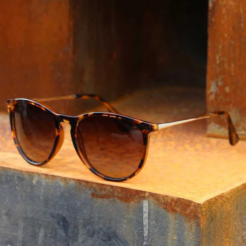 2024 New Vintage Womens Polarized Sunglasses Fashion Brand Driving Sun Glasses For Men Outdoor Round Gradient Lens Goggles Z250411