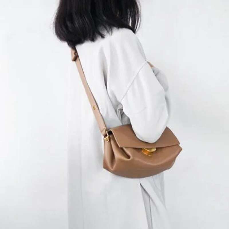 Leather Shoulder Bag For Women, Crossbody Bags, Multi Pockets, Adjustable Strap Purse, Handbag, Brand Design, Fashion