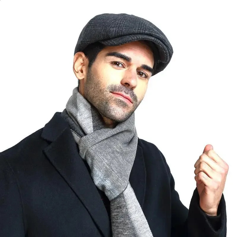 Oohmy Men Classic sboy Gatsby Hat for Small Head and Big Head Oversize Plus Size Blend Wool Vintage Flat Ivy Cabbie Cap Gifts 250403