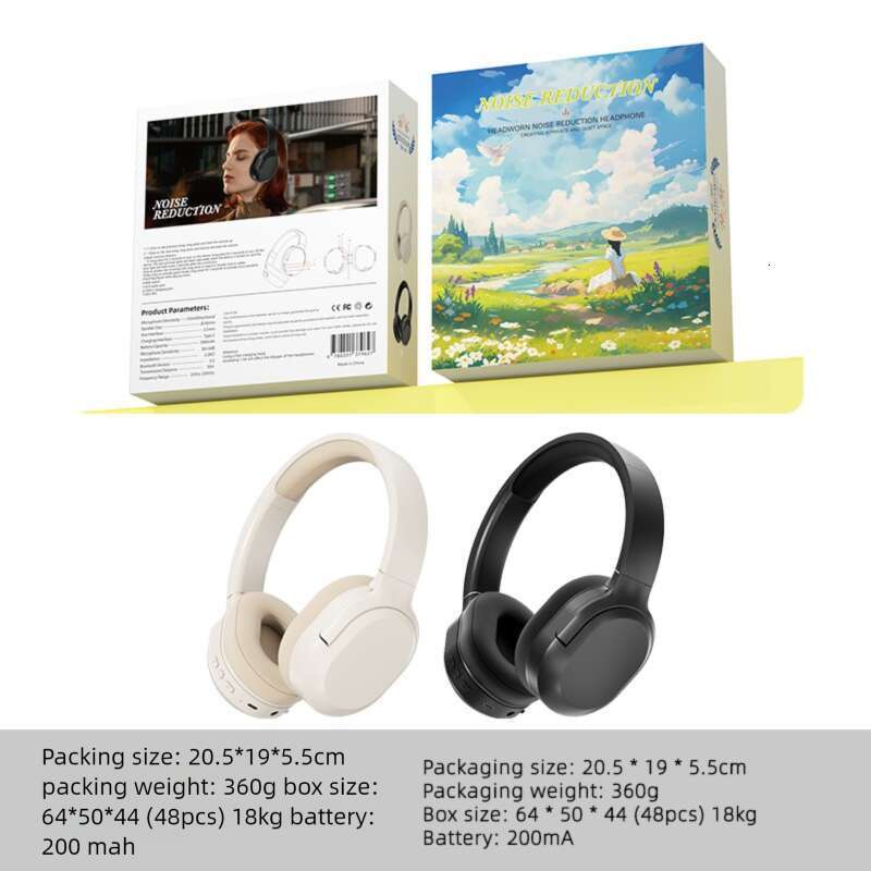 Famous Brand New DR Earbud Headset ANC Active Noise Reduction Gaming Wireless Bluetooth Headset Long Battery Life