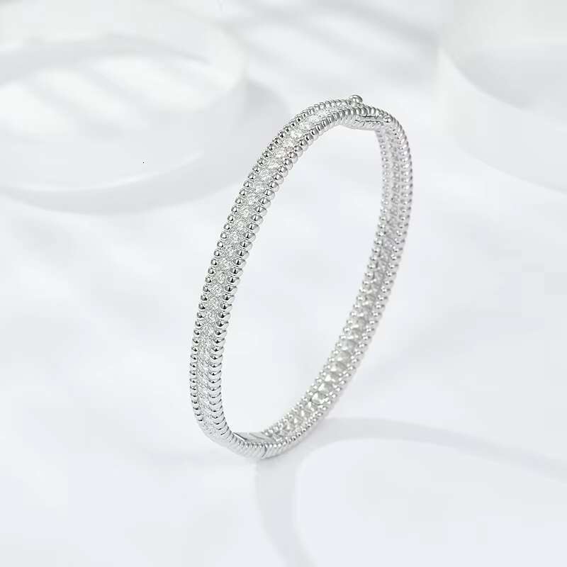 Ruizuan Luxury Charm for Bracelets Bracelet Moissanite Hand Bracelet for Men 925 Silver