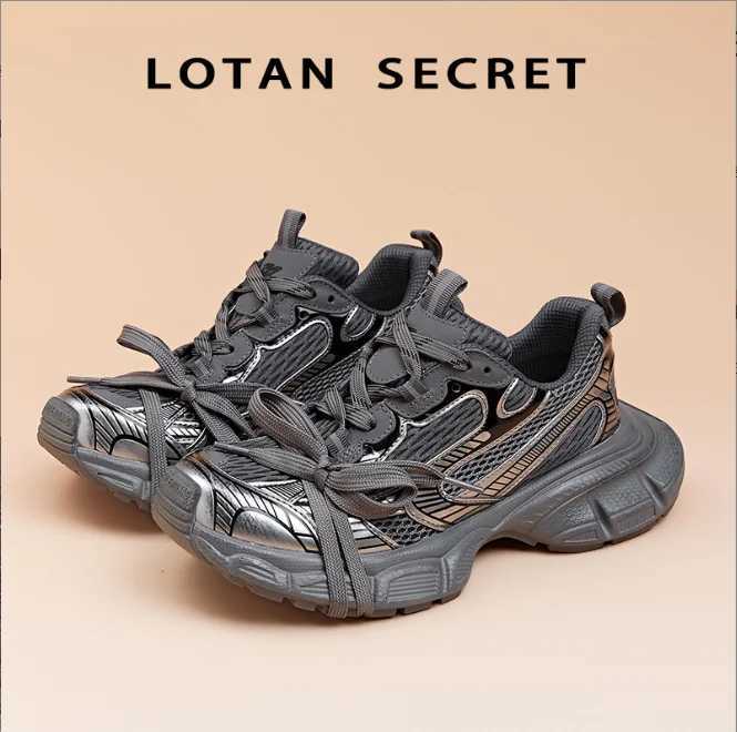 Lacing up running shoes Wens casual sneaker Couple Sport Shoes Thick Sole Luxury designer shoes Retro Dirty Casual Dad Shoes Z250411