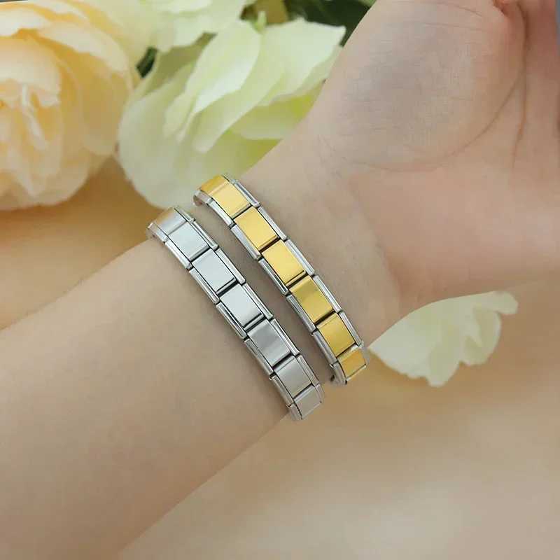 Hapiship 2024 New Men/Womens Jewelry 7/9/13mm Width Itanlian Elastic Charm Bracelet Fashion Stainless Steel Bangle ST-TopC250411