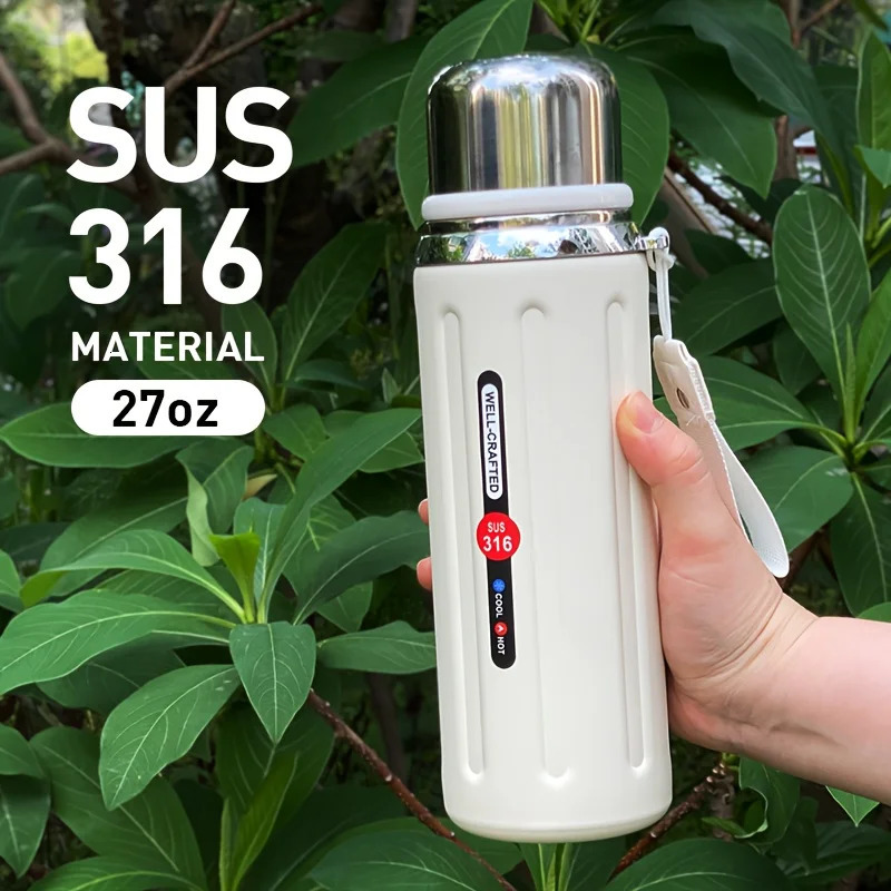 Thermos Bottle Vacuum Flasks Tumbler 316 Stainless Steel Thermal Water Keep And Cold Insulated Cup Drinkware 251107 W260226