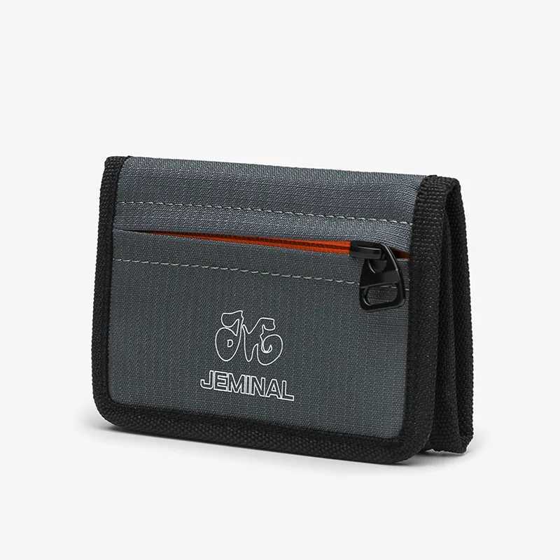 Japanese style nylon three fold casual wallet suitable for men women young and innovative wallets coin ID card holders wallets Z250411