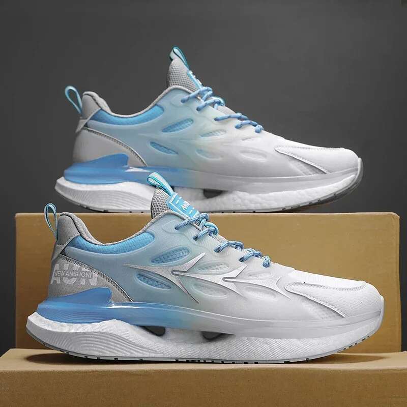 2025 Summer New Running Women's Breathable Mesh Designer Fashion Sports Shoes Men's Outdoor Cushioned Slow Running Sports Shoes