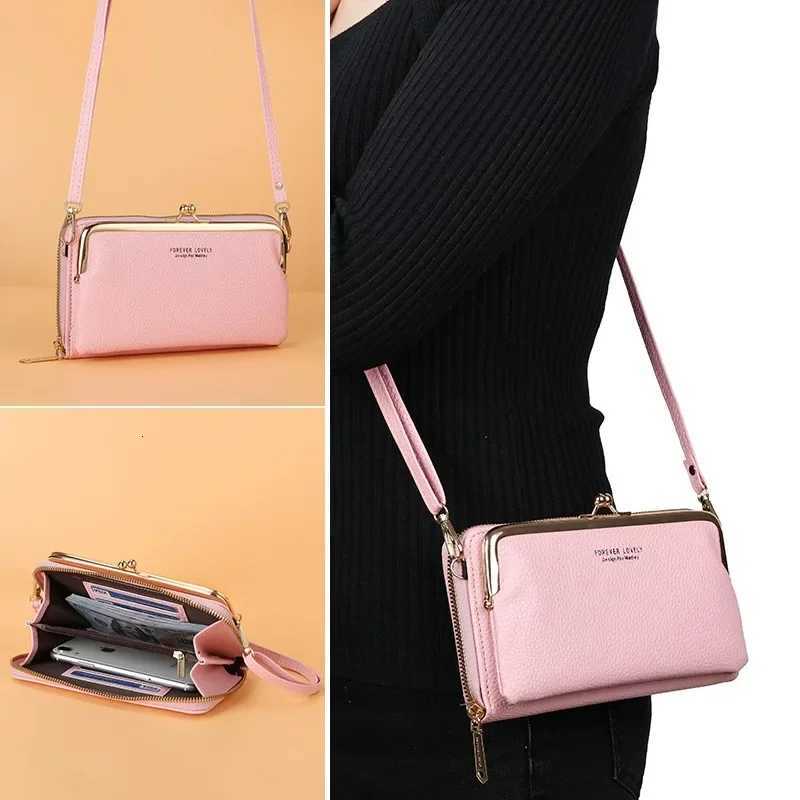 Womens Crossbody Bag Simple and Versatile Coin Purse Large-capacity Long Zipper Mobile Phone Bag Creative Single-shoulder BagT2511112