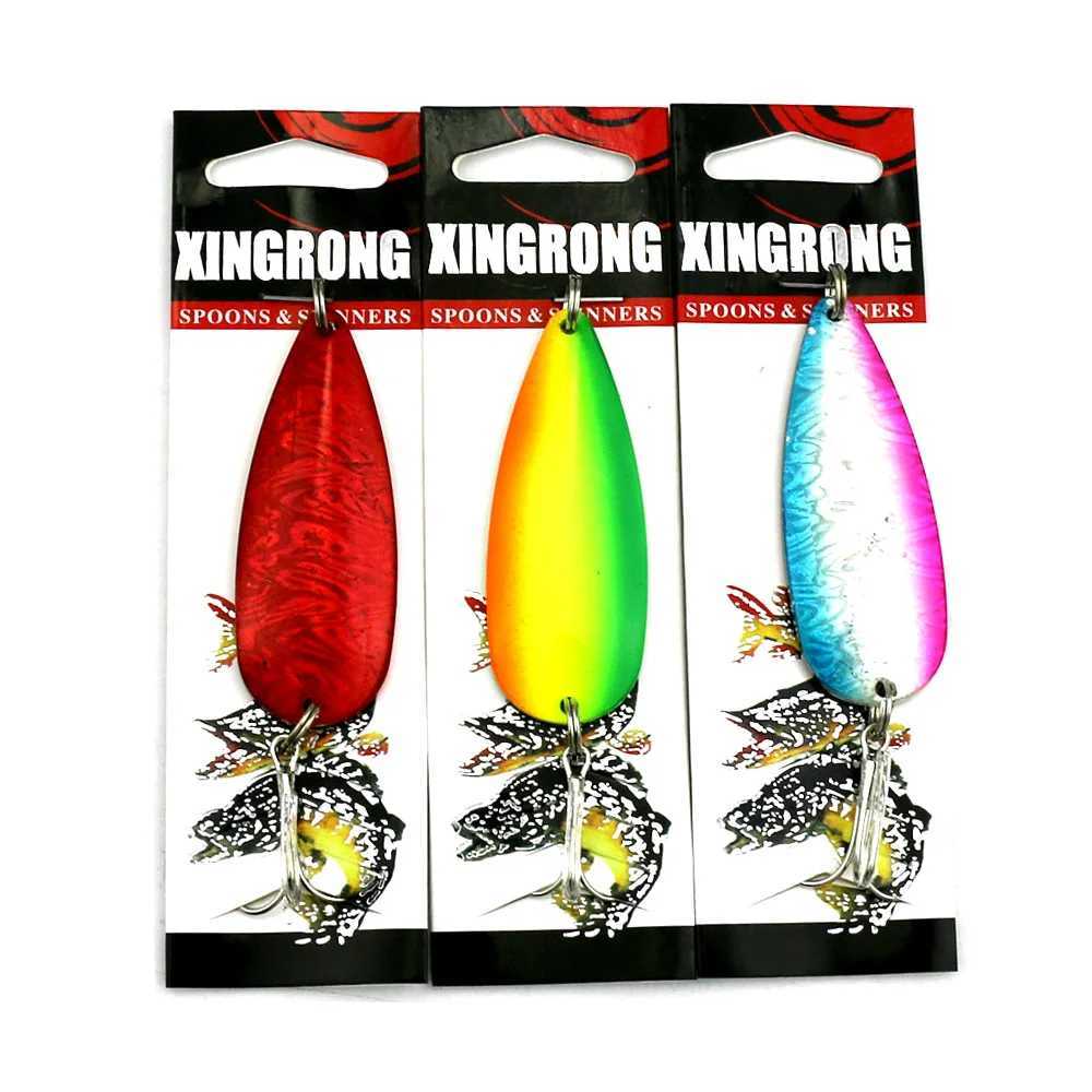 HENGJIA 1pc Wobbler Sequin Spoon 25g Lure Bionic Bass Pike Hard Sinking Bait Artificial Fishing Tool Z250411