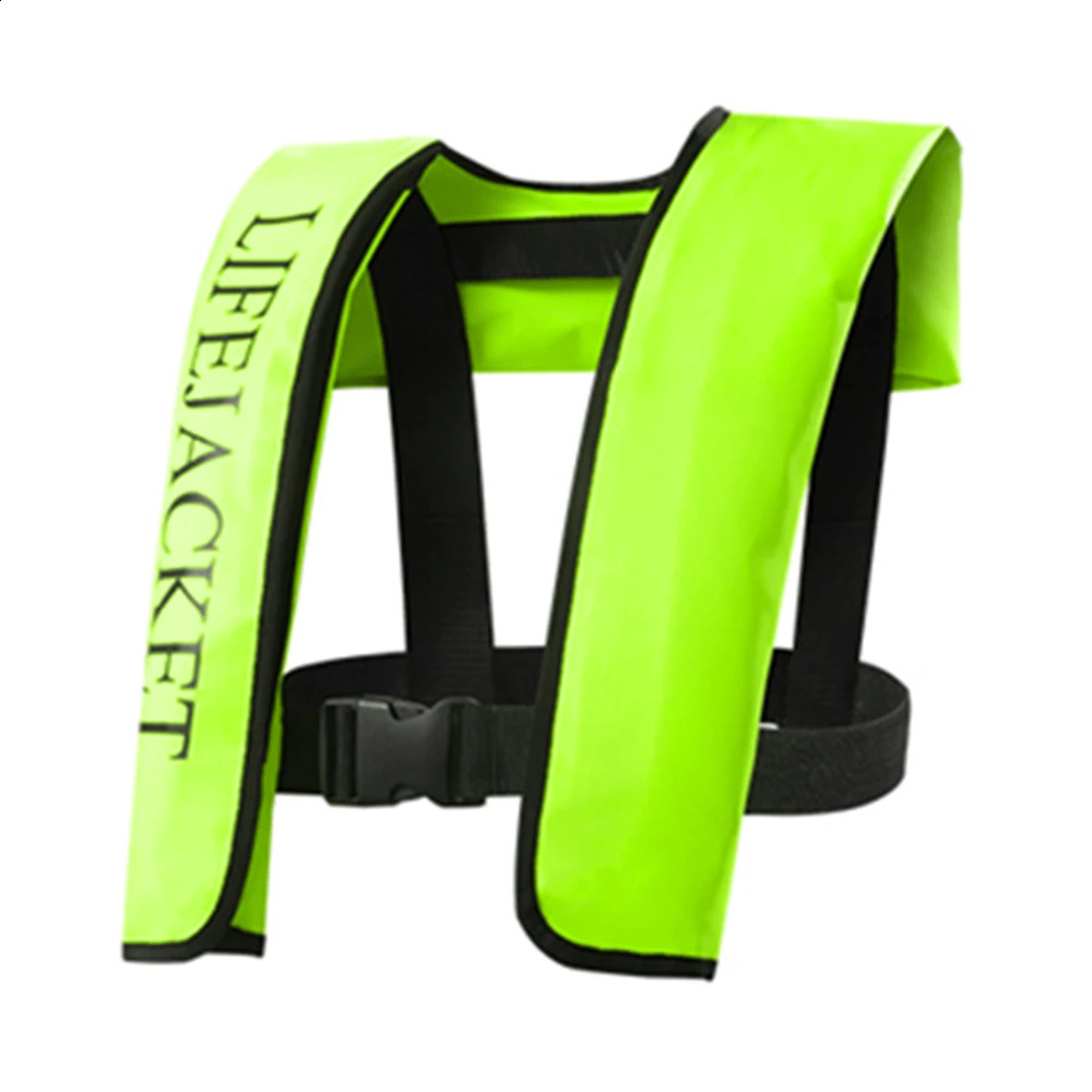 Manual Inflatable Life Jacket Adult Life Vest Water Sports Swimming Fishing Survival Jacket 250411