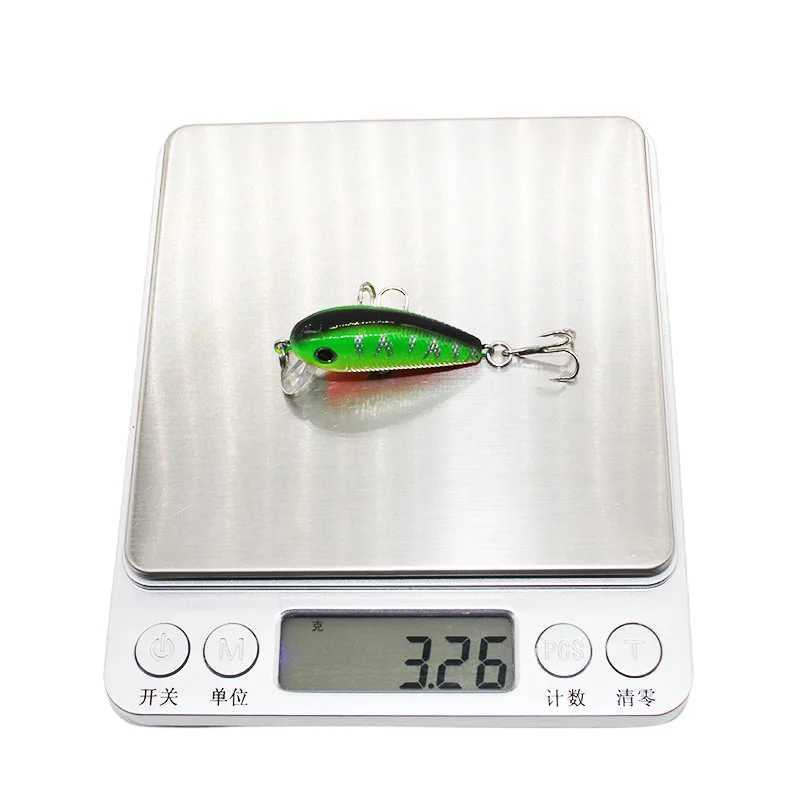 1pcs Mini Minnow Fishing Lures Wobblers 3.2G/3.5CM Sinking Artificial Plastic Hard Bait Crankbait Jerkbait Pesca Bass Tackle Z250411