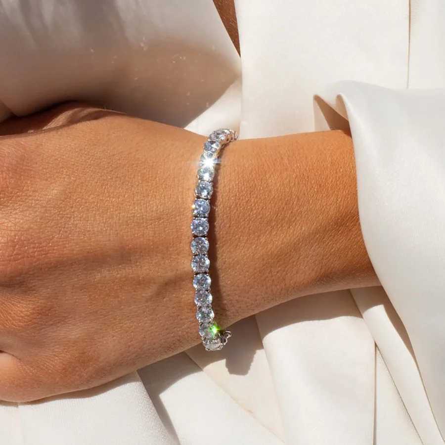 Fashion Multicolor Tennis Bracelet for Women 2.5/3/4/5mm Zirconia Charm Designer Tennis Chain Men Bracelet Wedding Jewelry KC128C250411