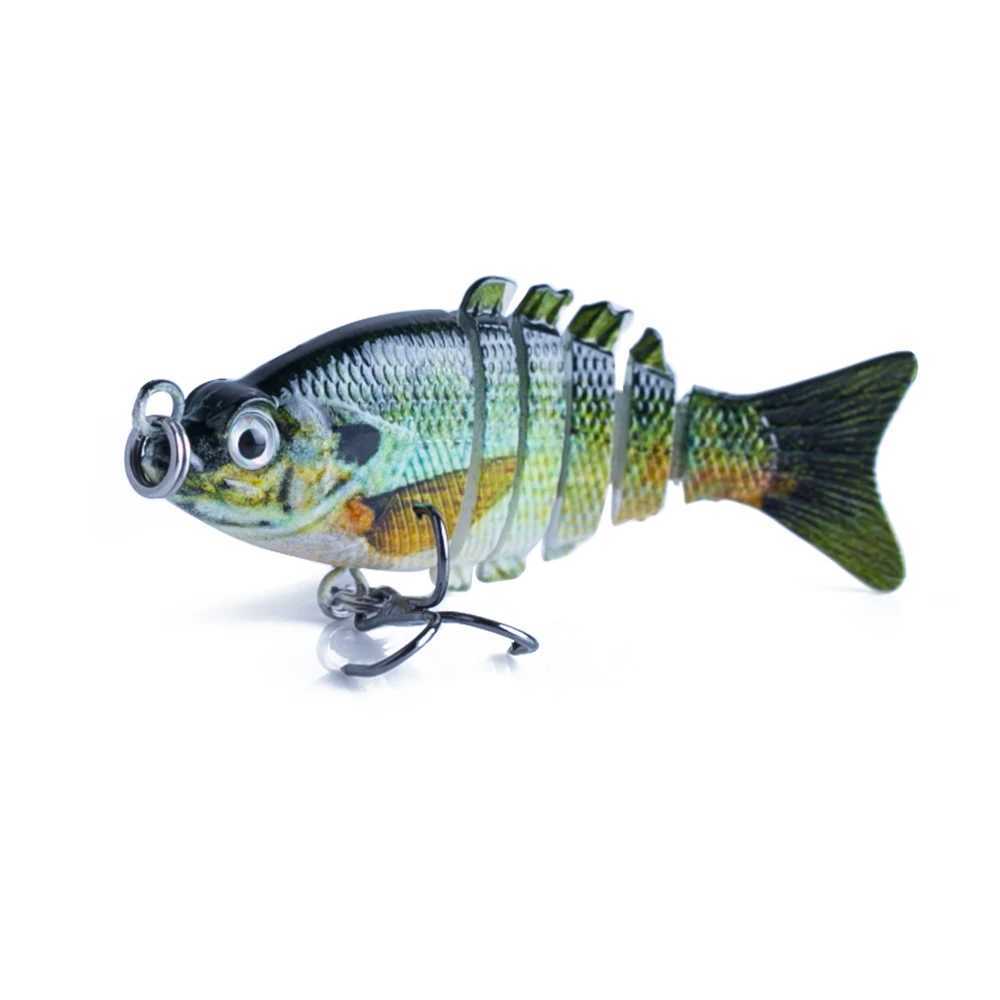 Multi Jointed 5cm Bionic 2020 Fishing Lures Crankbait Lifelike Hard Fish Baits 2.5g Small Fishing Lure Set Wobblers Tackle pesca Z250411